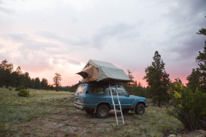 Rooftop Tent camping