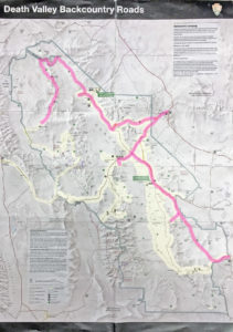 Death Valley Backcountry/Offroad Map, Overland Trip Part 2.