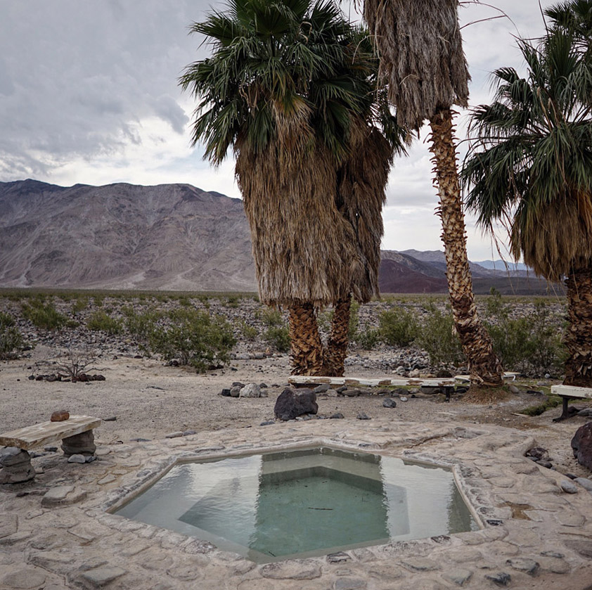 One of the several pools at the Saline Valley Hot Springs