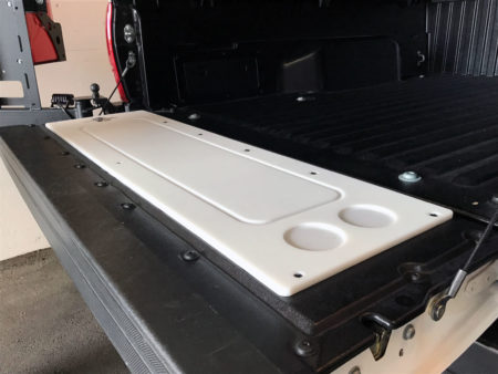 Cutting Board for Toyota Tacoma tailgate - white
