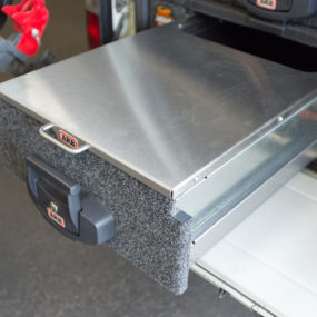 ARB Stainless sliding table for roller drawer outback solutions