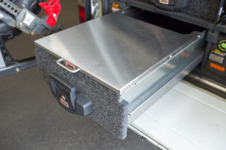 ARB Stainless sliding table for roller drawer outback solutions